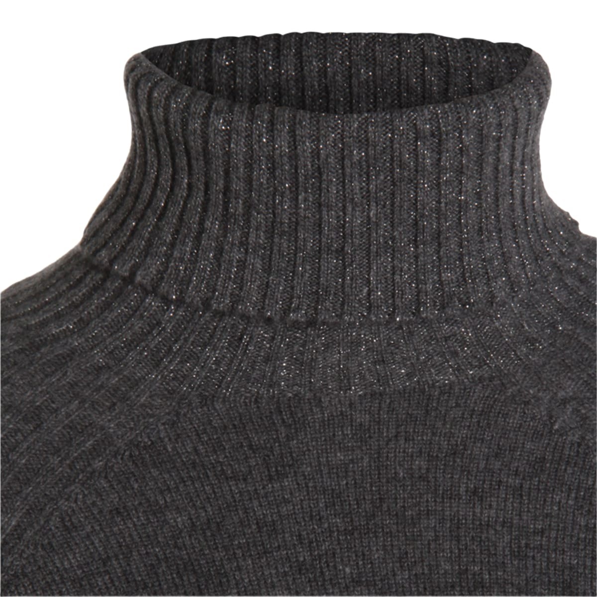 TwinSet Grey Wool Knitwear