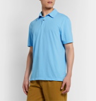 James Perse - Supima Cotton-Jersey Polo Shirt - Blue