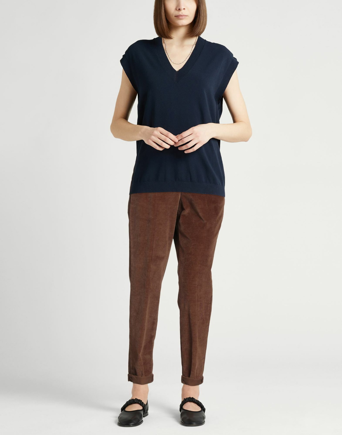 Peserico Womens Pants in Brown