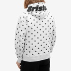 F.C. Real Bristol Men's All Over Star Sweat Hoodie in Gray