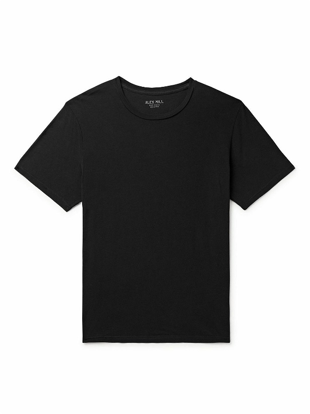 Photo: Alex Mill - Mercer Cotton-Jersey T-Shirt - Black