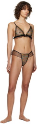 Le Petit Trou Black Jardin Briefs