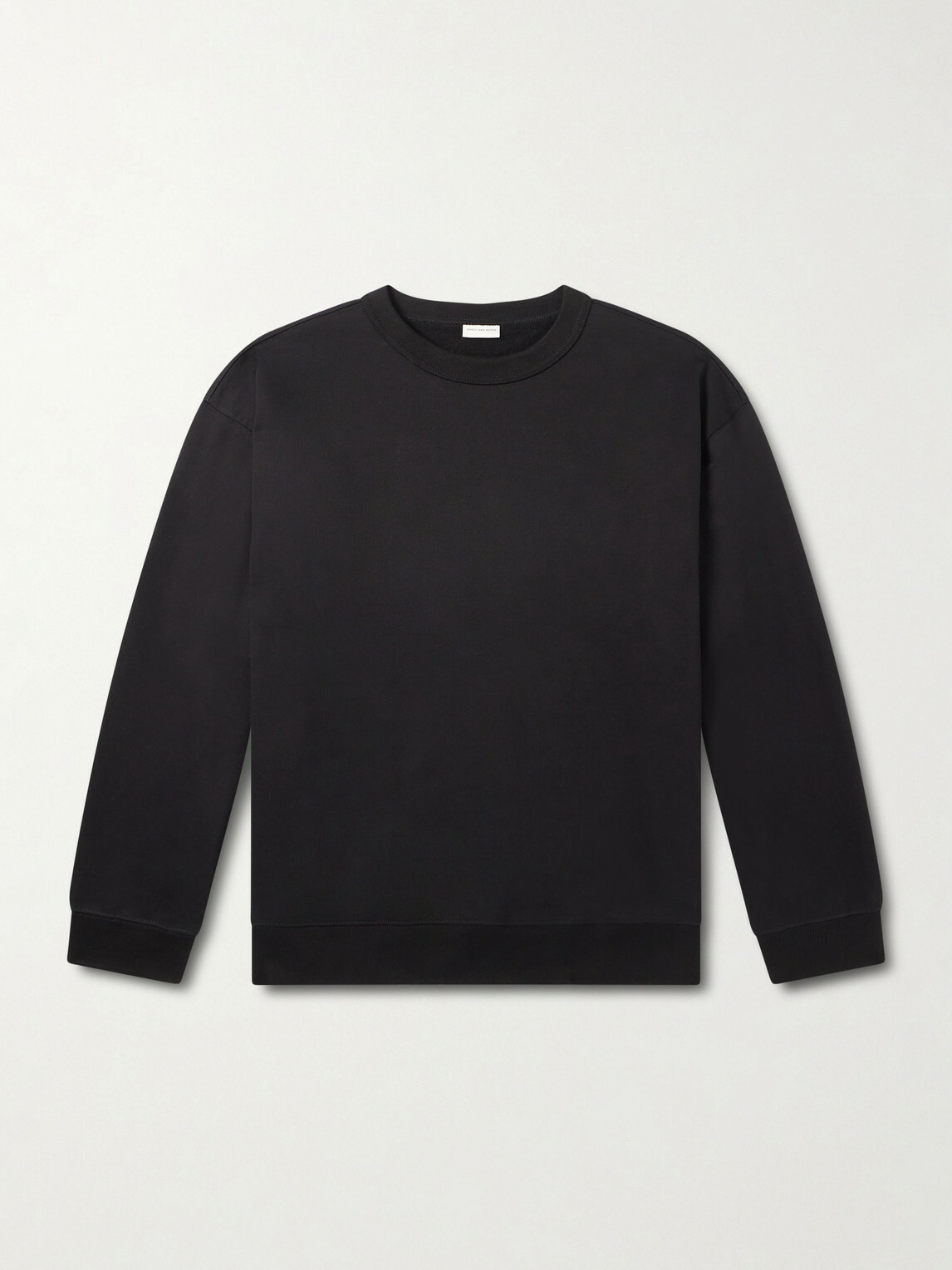Dries Van Noten - Cotton-Jersey Sweatshirt - Black