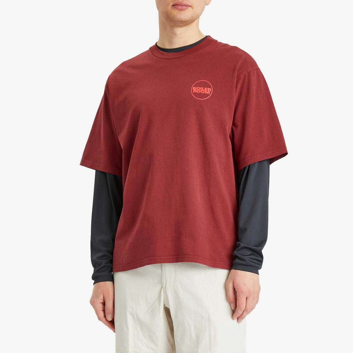 Boiler Room Men's Core T-Shirt in Oxblood