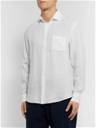 Hartford - Classic Linen Shirt - White