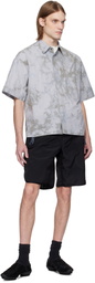 A. A. Spectrum Black Cyberen Down Shorts