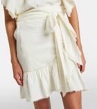 Marant Etoile Mempster ruffled wrap skirt