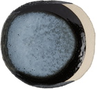 JAR CERAMISTES Blue & Black Wabi Dessert Plate Set