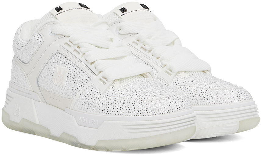 2024-25 秋冬新作  ハイブランドの AMIRI White Amiri Sneakers MA-1 Crystal 靴