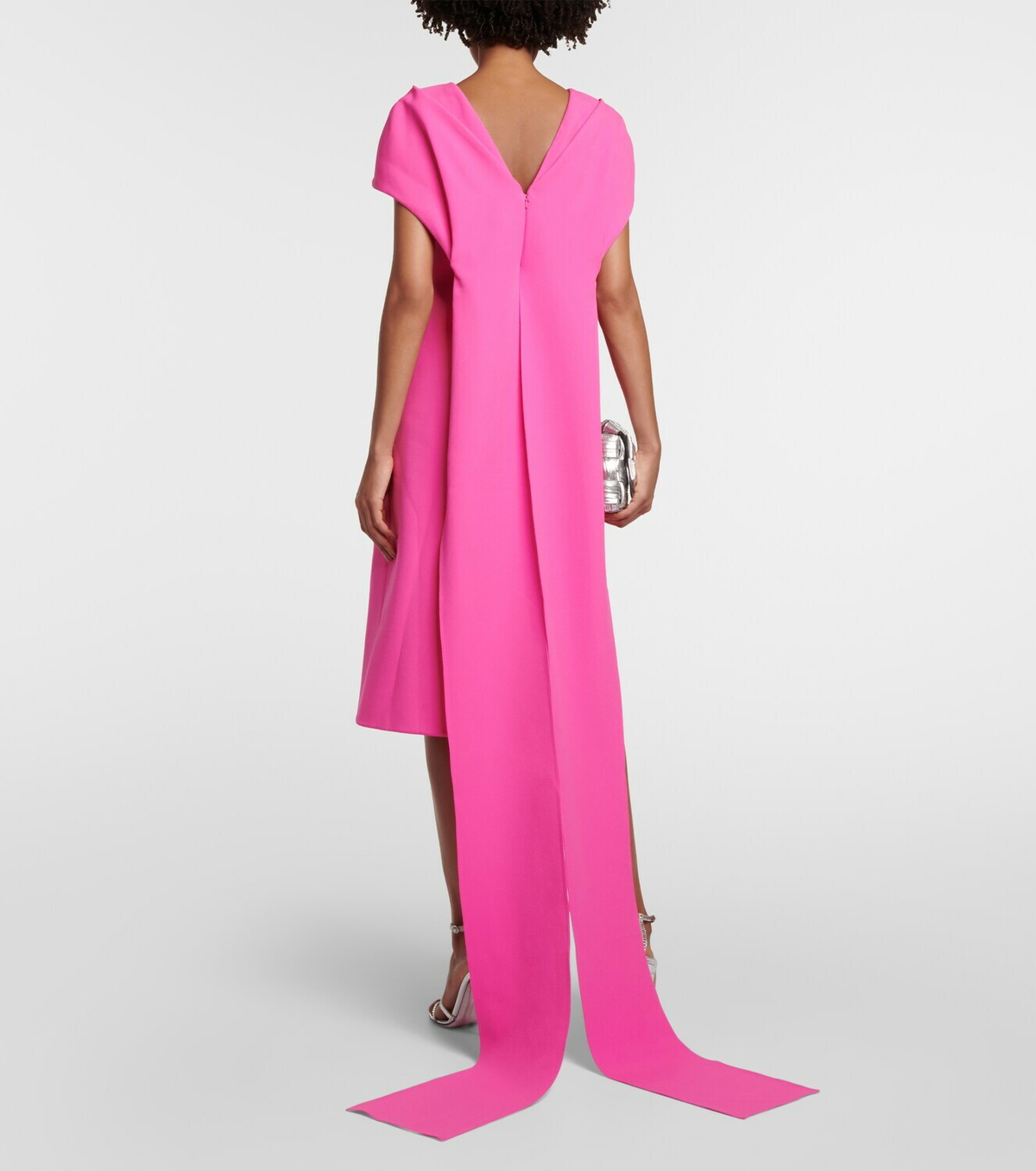 Safiyaa Sofieanne crêpe midi dress Safiyaa