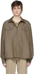 Our Legacy Khaki Cotton Shirt