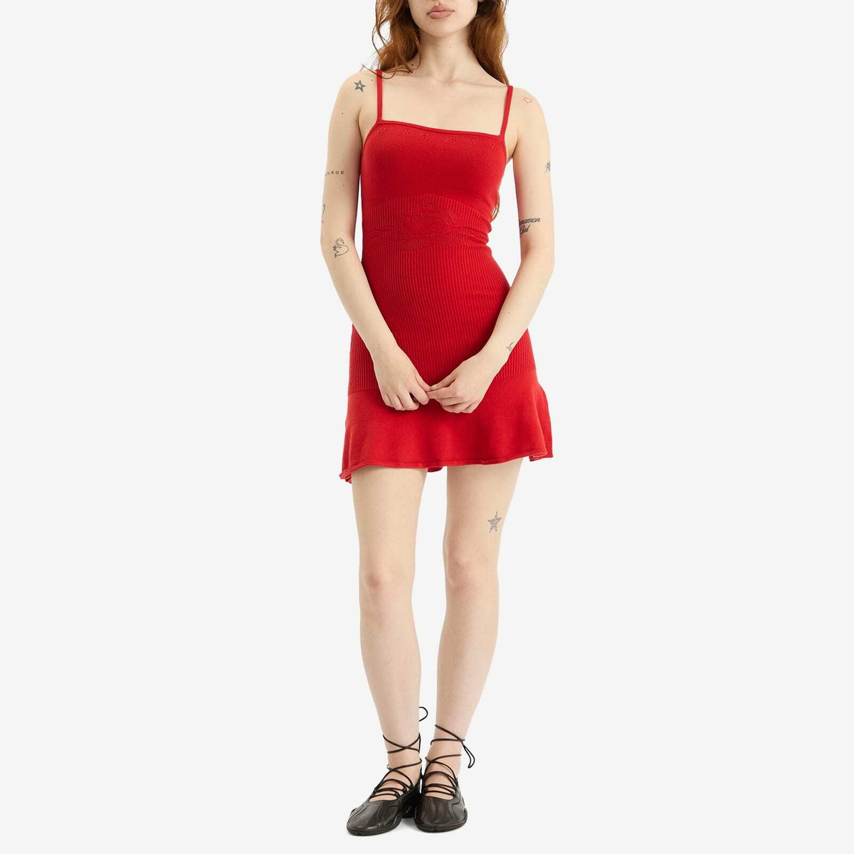 Peachy Den Women's Marie Knit Mini Dress in Jam