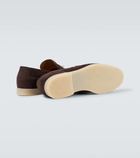 Gucci Horsebit suede loafers