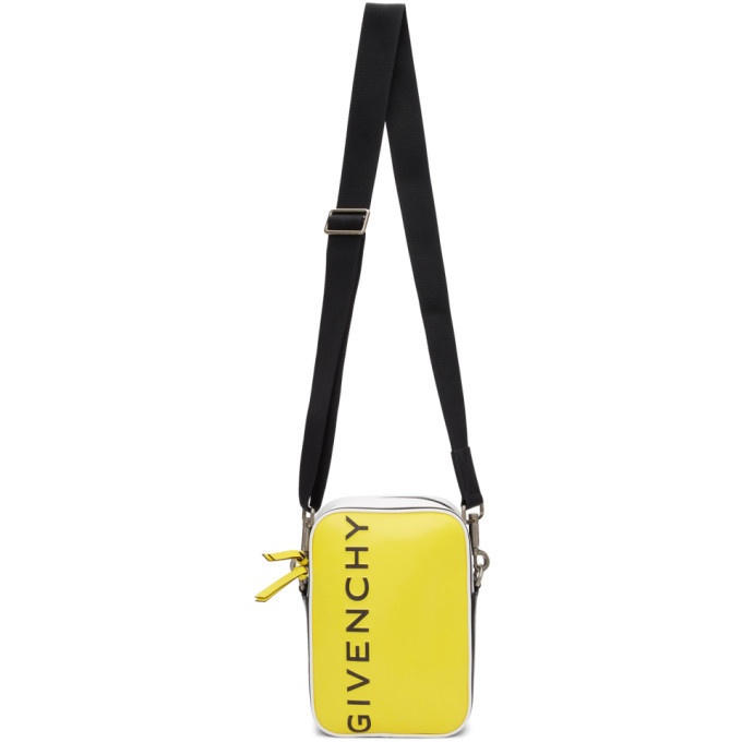 Photo: Givenchy Yellow and Black MC3 Crossbody Bag