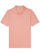 Purdey - Stretch-Cotton and Modal-Blend Polo Shirt - Pink