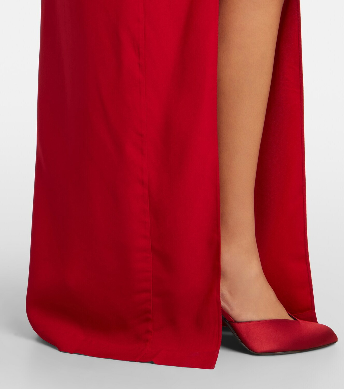 Taller Marmo Brooks scarf-detail crêpe maxi dress