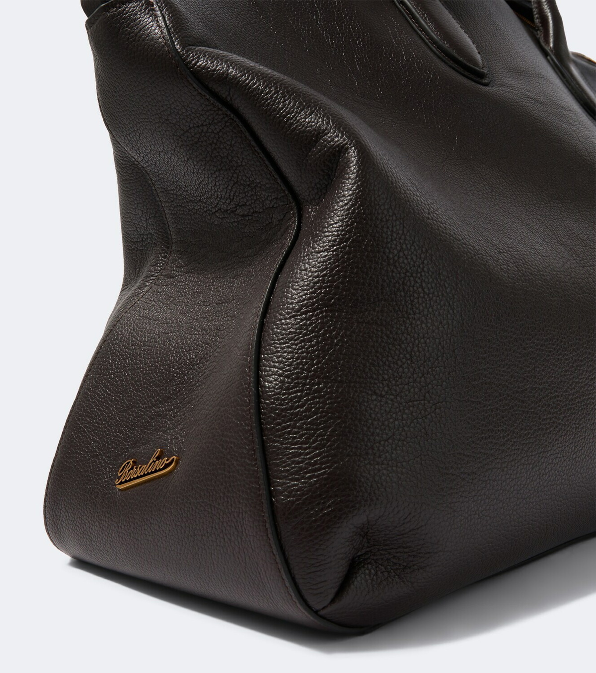 Borsalino Weekend leather duffel bag