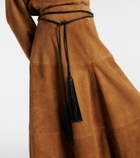 Nour Hammour Leather tassel belt