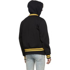 Gucci Black Wool Bomber Jacket