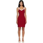 Versace Red Jacquard Stretch Cotton-Jersey Minidress