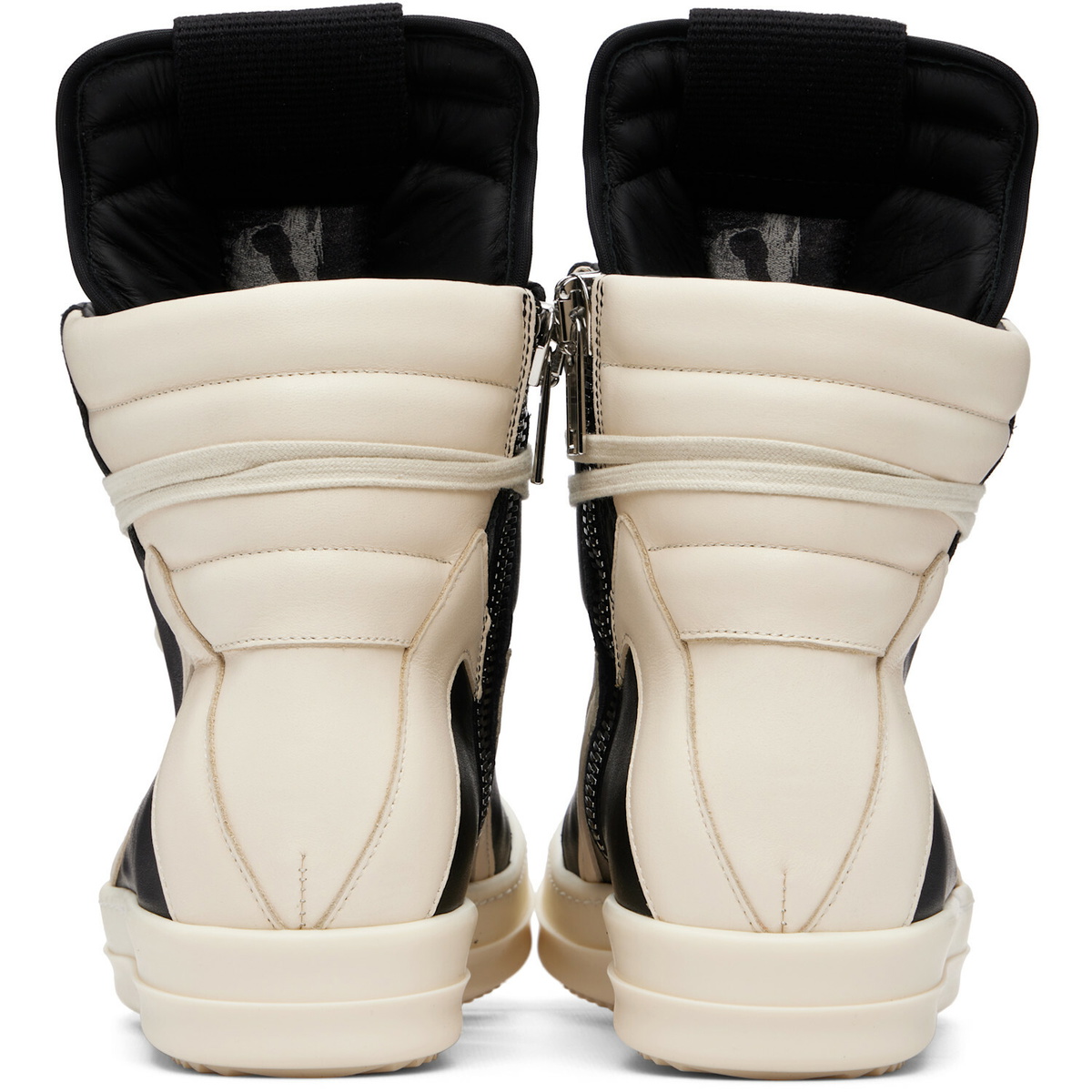 Rick Owens Black Tower Geobasket Sneakers