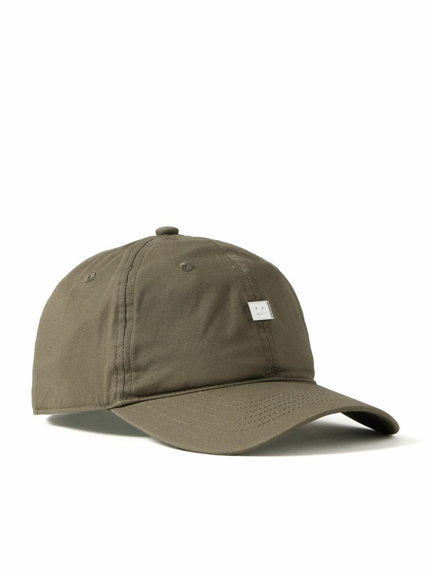 Photo: Acne Studios - Cunov Logo-Embellished Cotton-Twill Baseball Cap