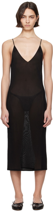 Photo: High Sport Black Slinky Gabe Midi Dress