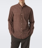 The Row Pompeo checked cotton flannel shirt