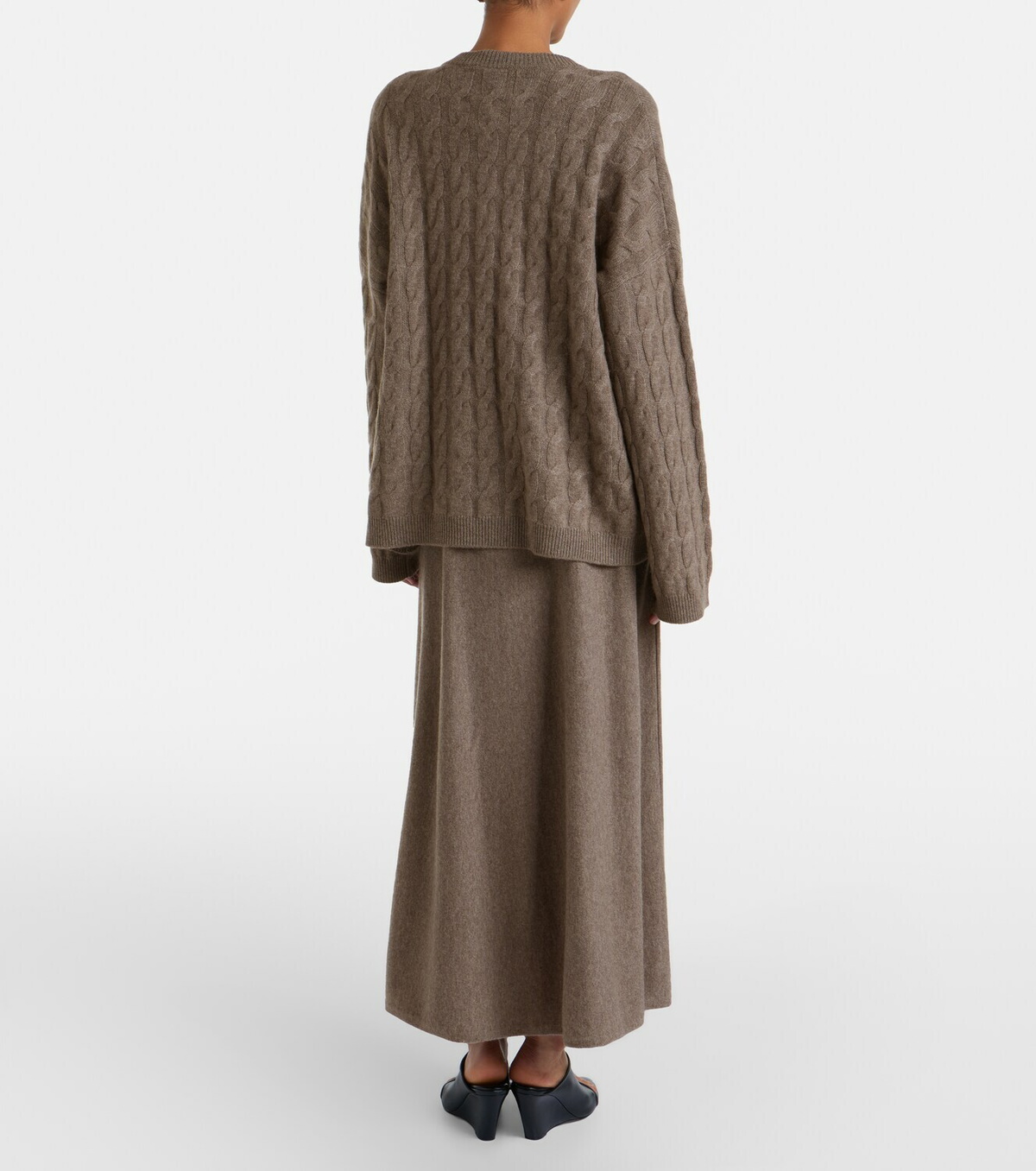 Lisa Yang Torie cashmere midi skirt