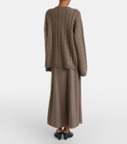 Lisa Yang Torie cashmere midi skirt