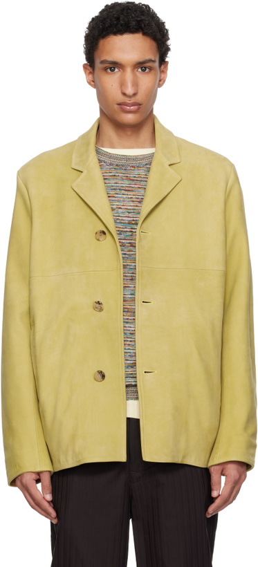 Photo: Paul Smith Tan Nubuck Leather Jacket