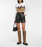 Ganni - Rubber knee-high boots