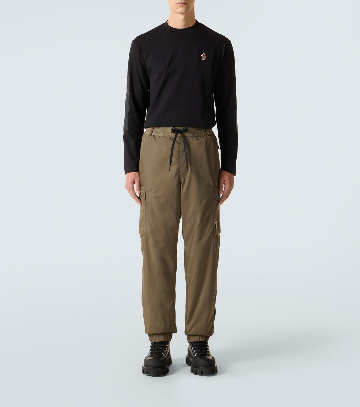 Moncler Grenoble Après Ski cotton-blend jersey T-shirt