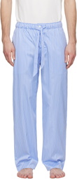 Tekla Blue Sateen Pyjama Pants