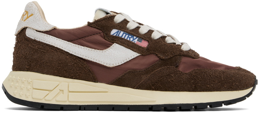 スニーカー Autry Sneakers Reelwind Low Pink Burgundy sneakers_reelwind_low_in_nylon