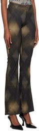 MISBHV Brown Argyle Trousers