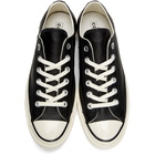 Converse Black Leather Chuck 70 OX Sneakers