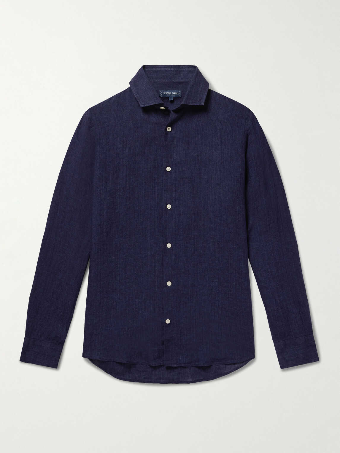 Frescobol Carioca - Antonio Linen Shirt - Blue