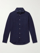 Frescobol Carioca - Antonio Linen Shirt - Blue