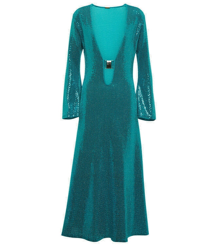 Photo: Dodo Bar Or Sequin-embellished midi dress