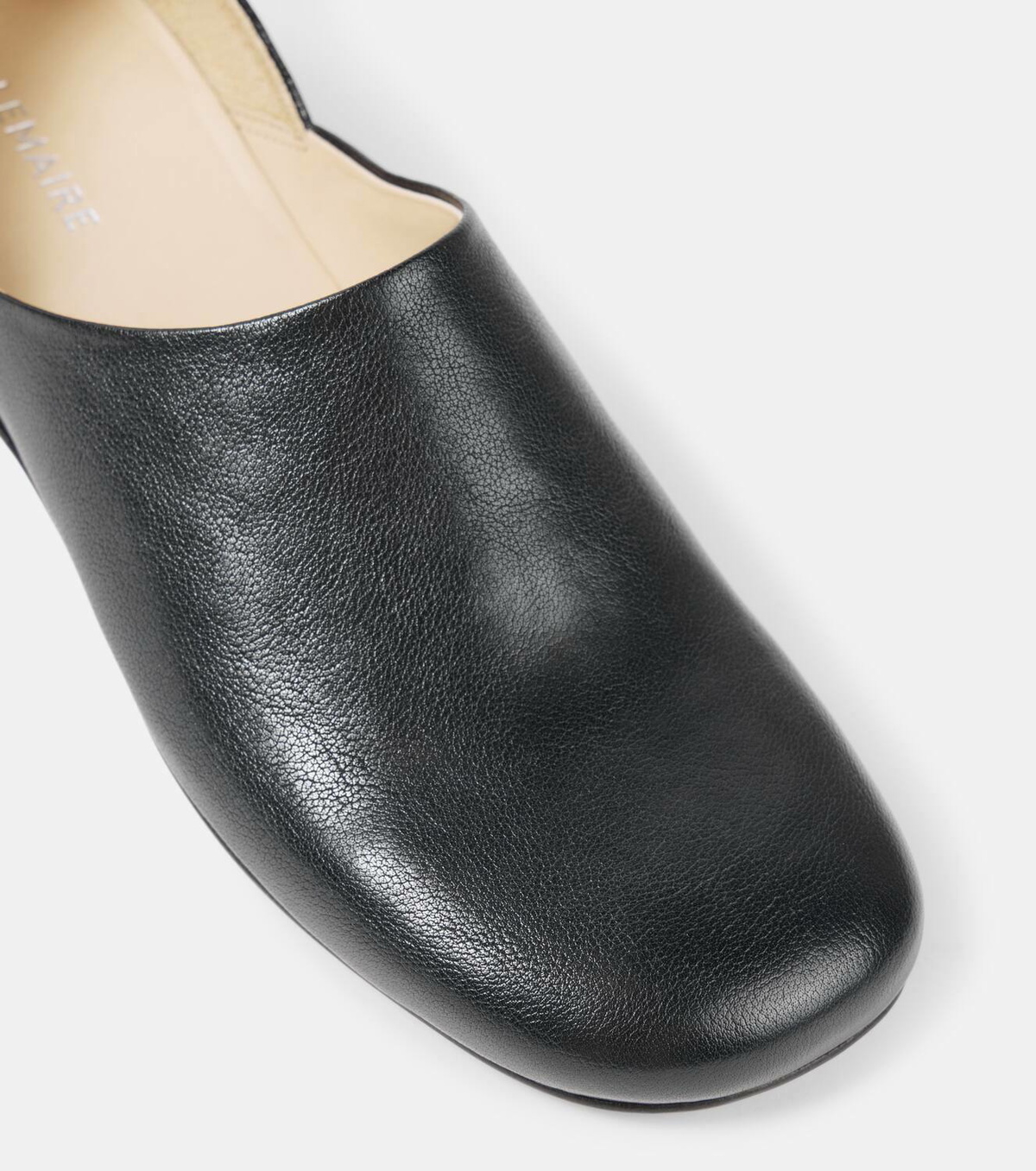 Lemaire Convertible leather slip-on shoes