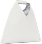 MM6 Maison Margiela White Mini Triangle Tote