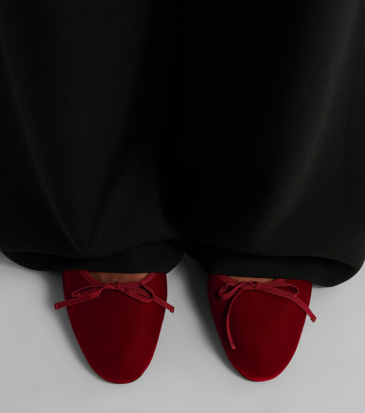Herbert Levine 24/7 velvet ballet flats