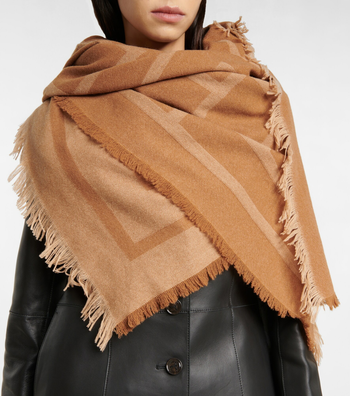 Toteme - Monogram wool and cashmere scarf Toteme