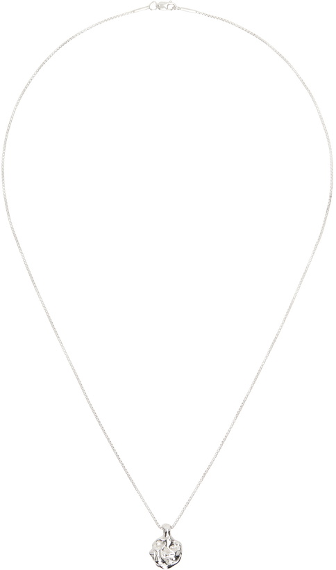 Photo: FARIS Silver Lava Dime Necklace