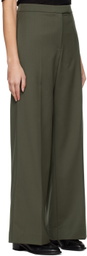 Blossom Khaki Flap Trousers