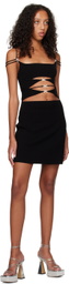 MACH & MACH Black Matilde Minidress