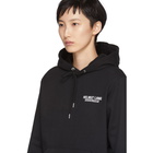 Helmut Lang SSENSE Exclusive Black Logo Hoodie