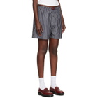 WILLY CHAVARRIA Gray Willy Woven Boxer Shorts
