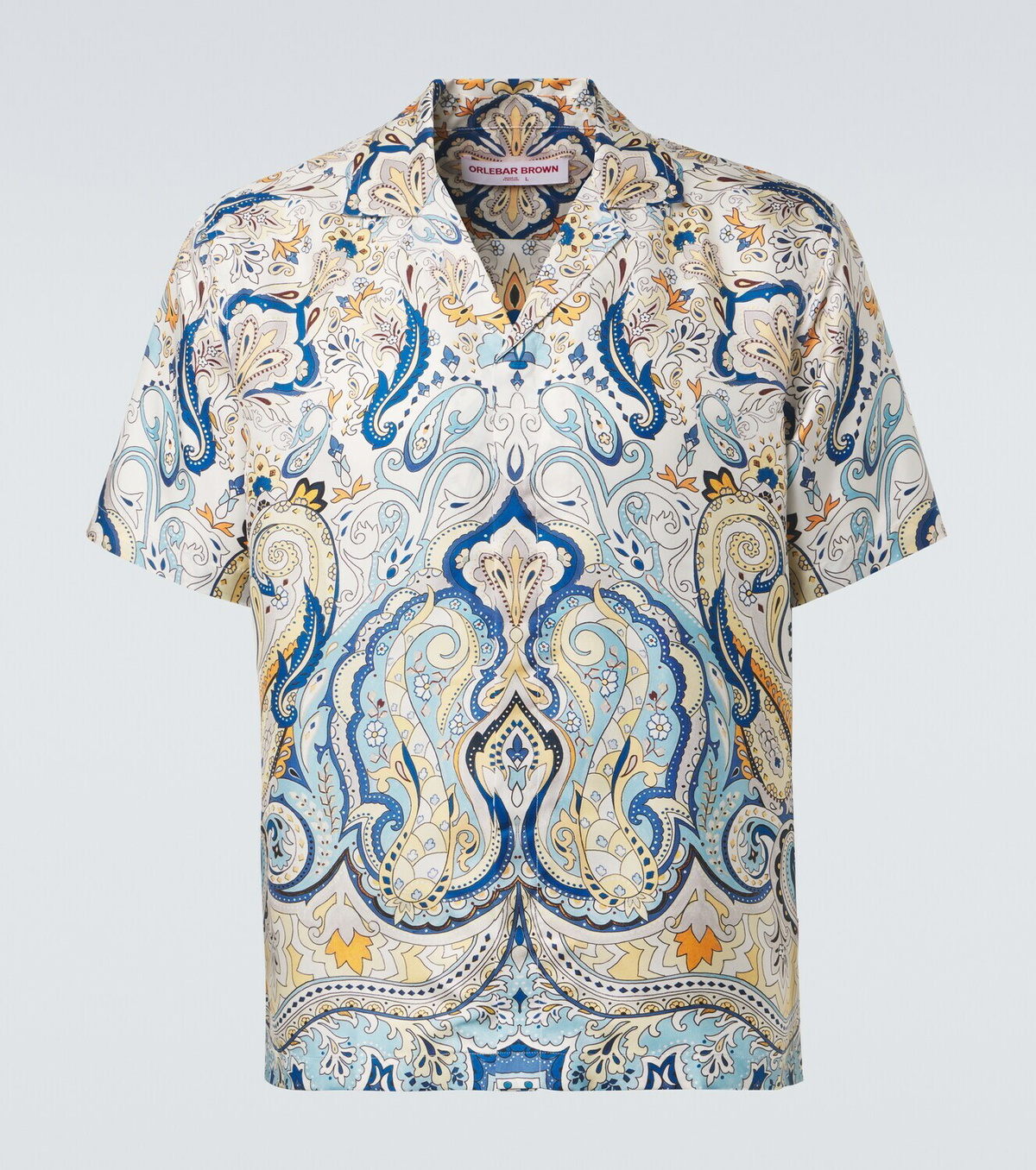 Orlebar Brown Maitan paisley silk shirt